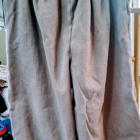 Free People Cropped Drawstring Pants in Taupe - Picture 5 of 6
